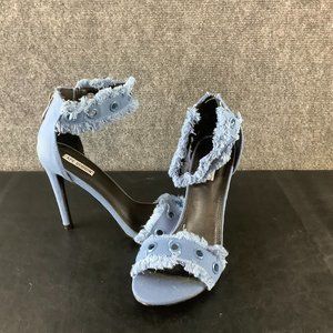 CAPE ROBBIN ALZA - 41 BLUE DENIM HIGH HEEL SHOES